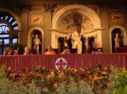 Swami Veda in Palazzo Vecchio